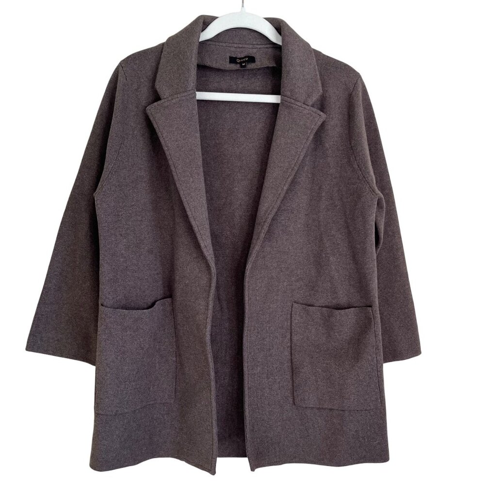 Quince Women's Brown Cardigan Sweater